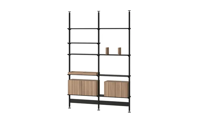 Pira Pira G2 Shelving System F C A Black Walnut 240 247 Cm