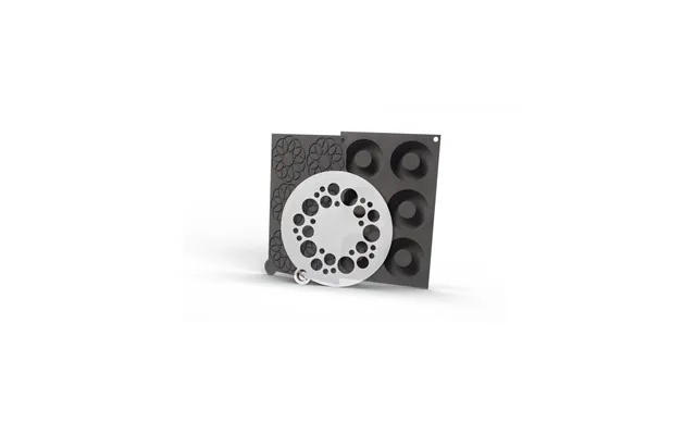 Plate It Plate-it Inner Circle Silicone Mold 3 Pieces Gray