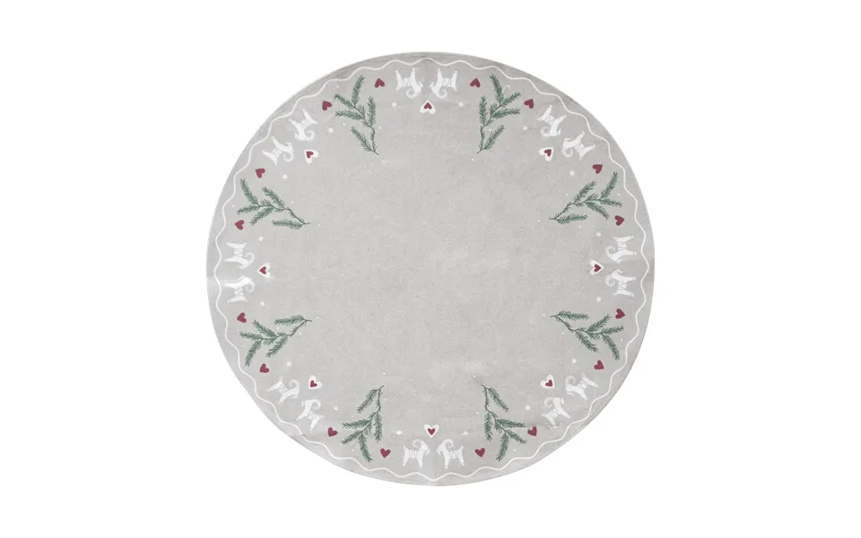 Pluto Design Yule Goat Christmas Tree Mat Ø110 Cm Beige