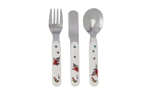 Rätt Start Mumin Children's Cutlery Set 3 Pieces White