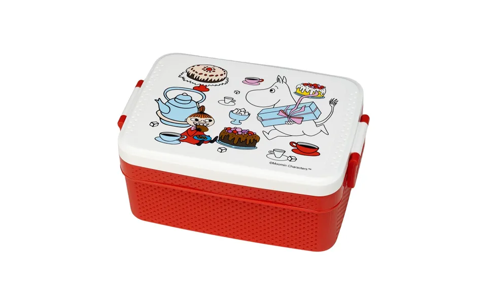 Rätt Start Mumin Little My Lunch Box 8x18.5 Cm White-red