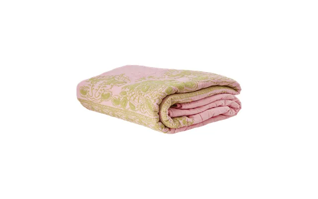 Rice Rice Quilted Bedspread 225x225 Cm Soft Pink