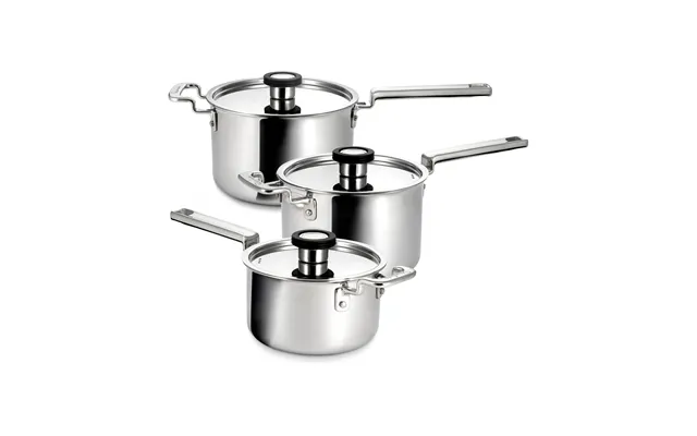 Robert Welch 316 Series Saucepan Set Stainless Steel - 3 Pieces