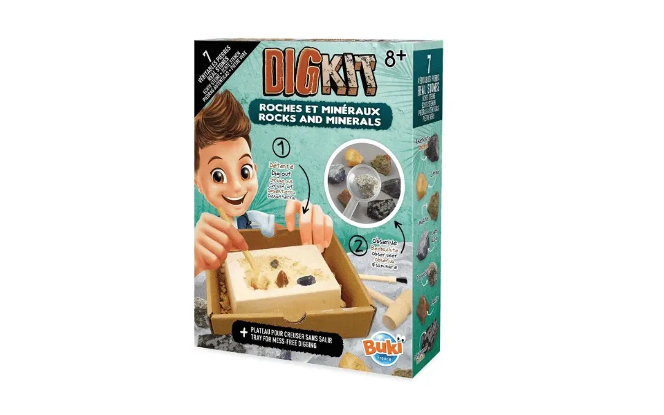 Rock And Mineral Digging Kit - 8 Years