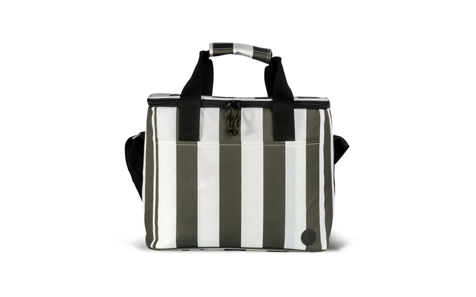 Sagaform City Cooler Bag Large 20 L Green-white