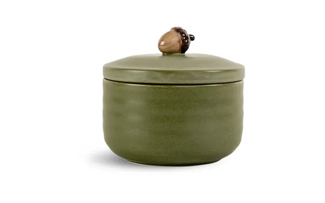 Sagaform Ellen Acorn Jar With Lid Ø13.5 Cm Green