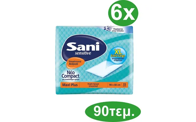 Sani Maxi Plus 60x90cm 90 Pieces 6 Packs Of 15 Pieces product image