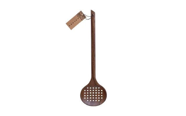Satake Satake Perforated Ladle 33.5 Cm Walnut