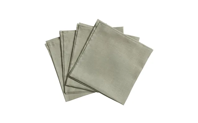 Scandi Living Clean Serviettes 45 X 45 Cm 4-pack Dusty Green