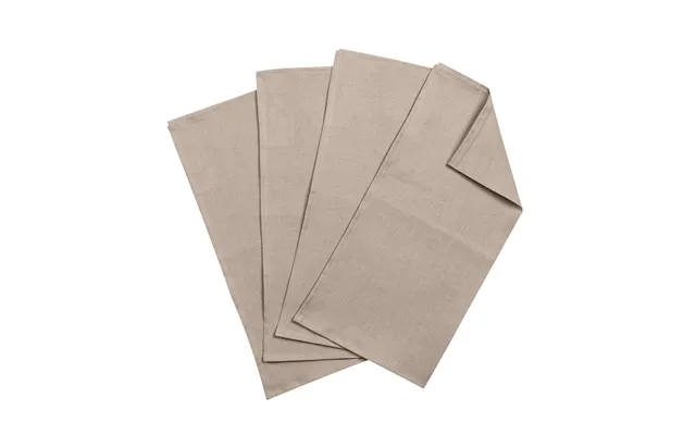 Scandi Living Clean Serviettes 45 X 45 Cm 4-pack Sand