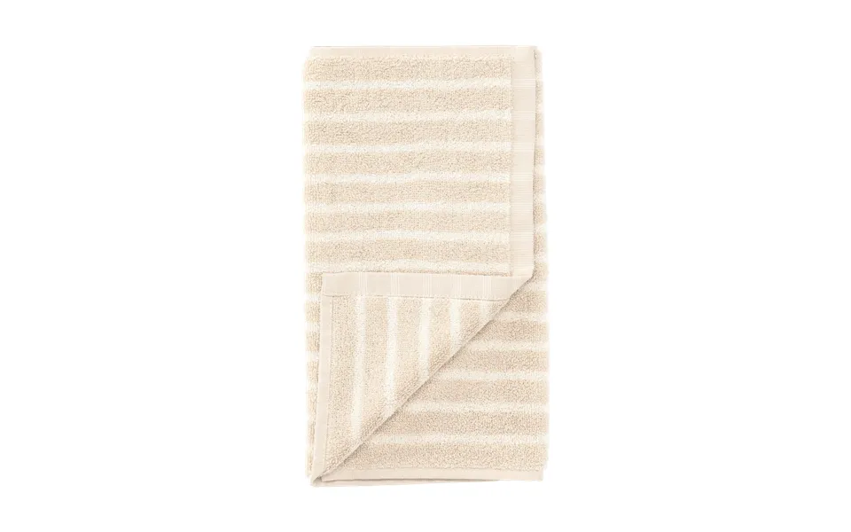Scandi Living Drift Towel 30x50 Cm Beige-white