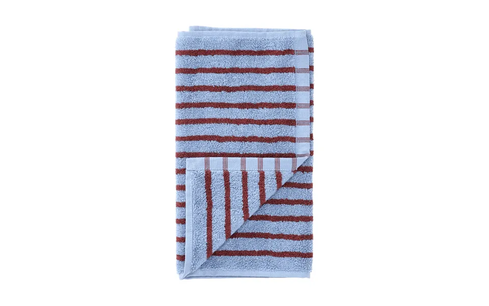 Scandi Living Drift Towel 30x50 Cm Blue-red