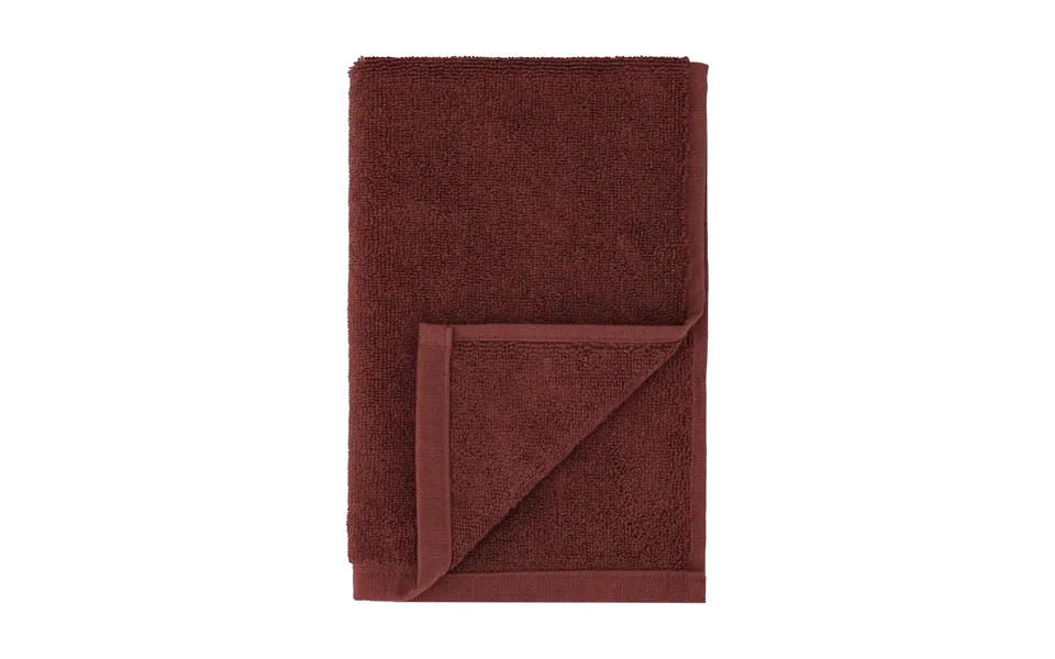 Scandi Living Drift Towel 30x50 Cm Red