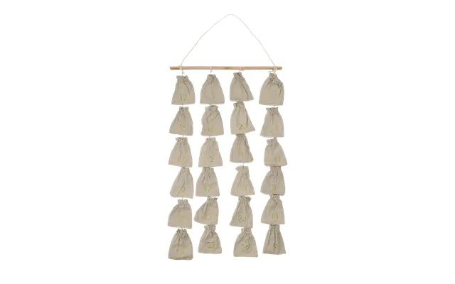 Scandi Living Joyful Advent Calendar 75 Cm Beige