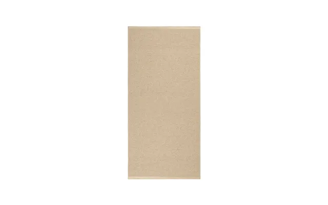 Scandi Living Mellow Plastic Rug Beige 70x150cm