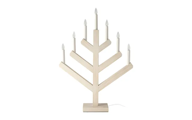 Scandi Living Pine Advent Candle 62 Cm White Washed