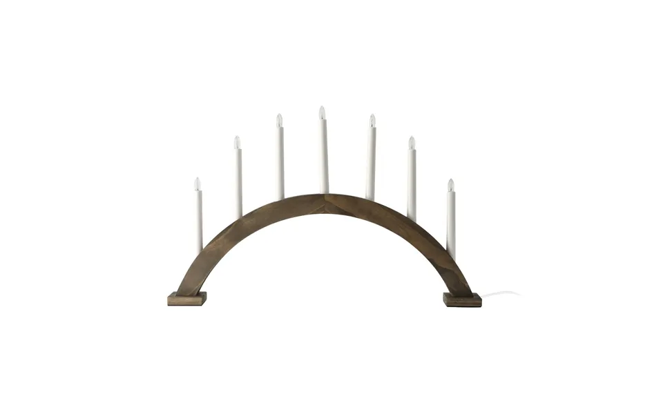 Scandi Living Sky Advent Candle Bow 41 Cm Dark Oil