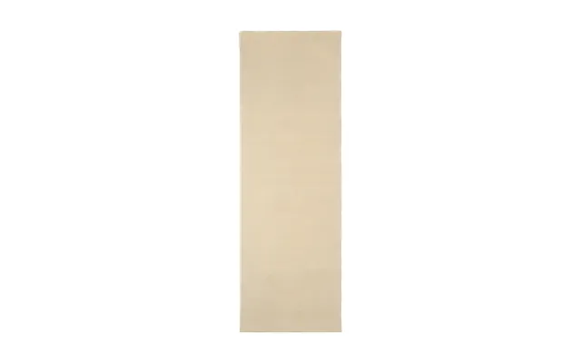 Scandi Living Terrain Wool Rug Natural White 80x240 Cm
