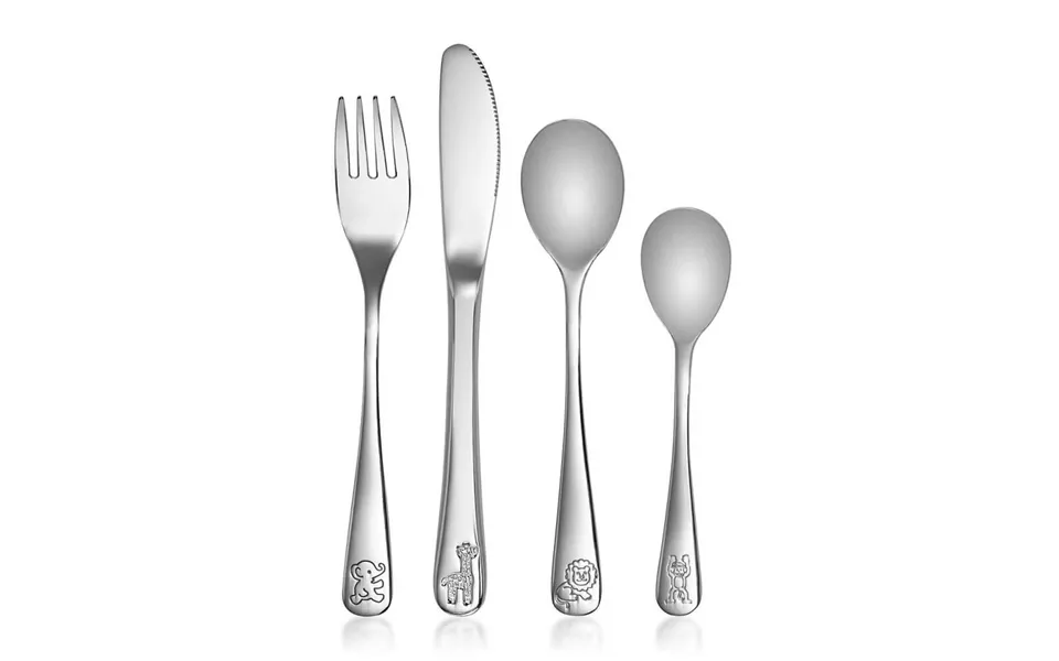 Set Of 4 Cutlery For Children - Reer