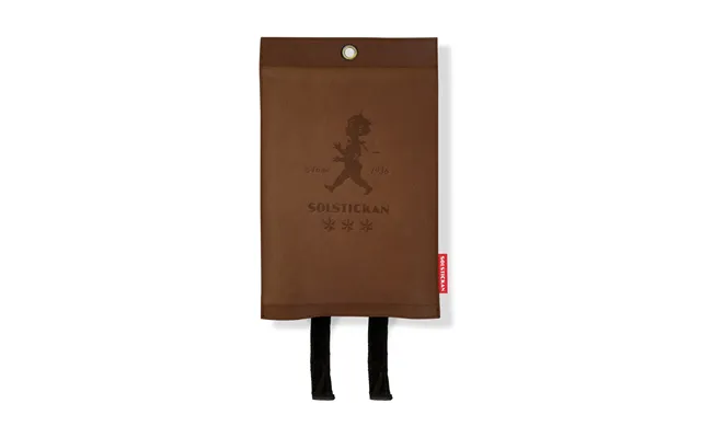 Solstickan Design Solstickan Fire Blanket Leather 120x120 Cm Dark Leather