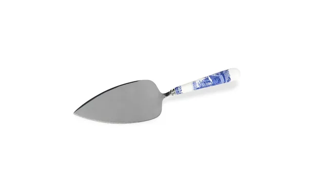 Spode Blue Italian Cake Slice 25 Cm Ceramic-stainless Steel
