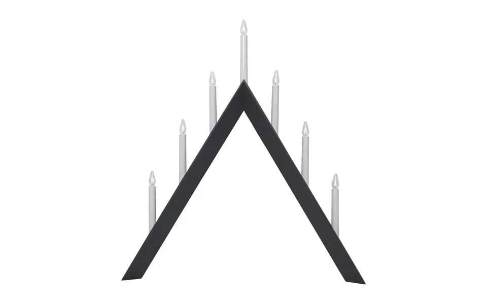 Star Trading Arrow Advent Candelabra 64.5 Cm Grey