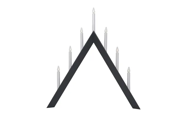 Star Trading Arrow Advent Candelabra 64.5 Cm Grey
