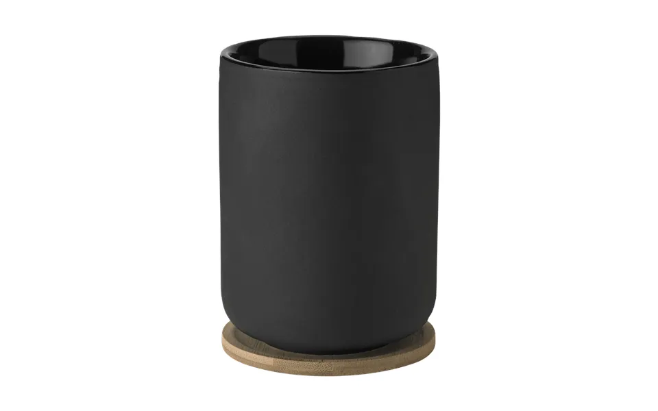 Stelton Theo Thermal Mug With Coaster 25 Cl Black