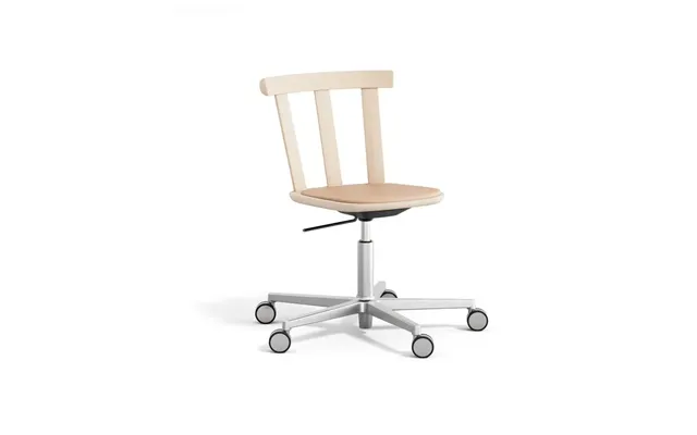 Stolab Alt Chair Swivel Base Upholstered Seat Birch Elmoveget 22011-light Matt Lacquer