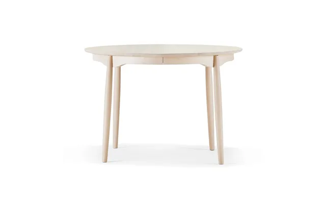 Stolab Carl Dining Table Ø115. Divided Birch Light Matte Lacquered
