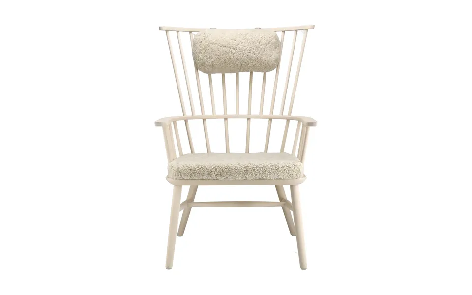 Stolab Henriette Armchair Cushion&headrest White-oiled-moonlight