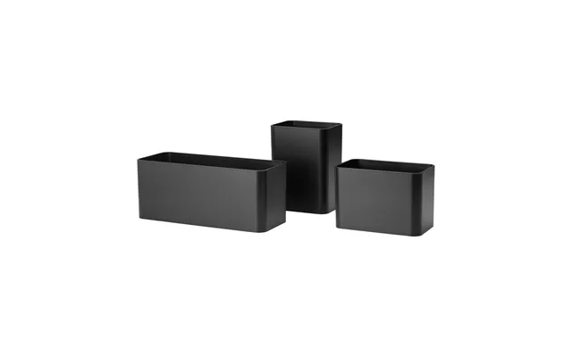 String Grid Organizer 3 Pieces Black
