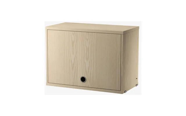 String String Cabinet With Flip Door Ash - 58x30 Cm