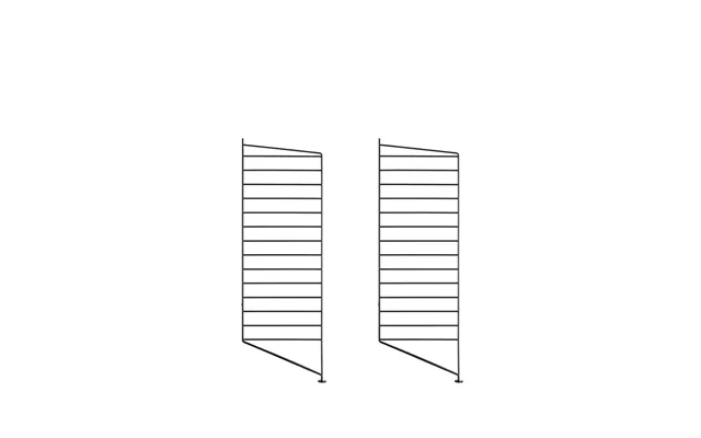 String String Floor Panels Black - 85x30 Cm