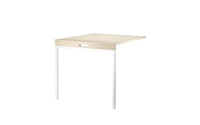 String String Folding Table Ash-white Metal Legs
