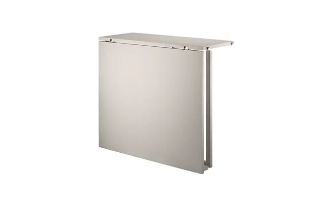 String String Folding Table Beige-beige Metal Legs