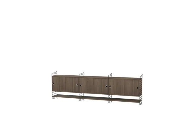 String String Living Room Walnut & Black - Combination E