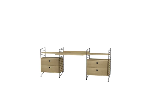 String String Office Oak & Black - Combination C