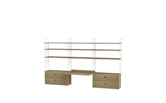 String String Office Oak & White - Combination F