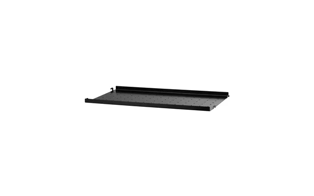 String String Shelf Metal Black - 58x20 Cm
