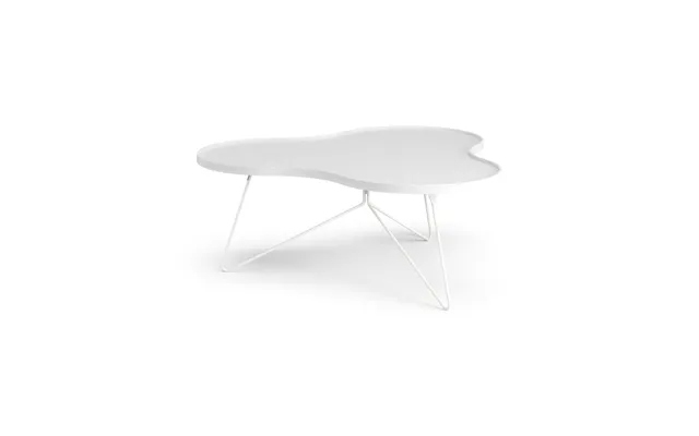 Swedese Flower Mono Table 107x114 Cm H45 Cm Ash White Glazed