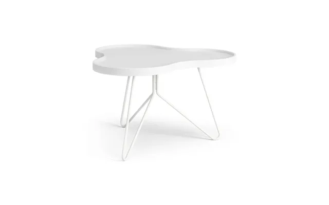Swedese Flower Mono Table 62x66 Cm H39 Cm Ash White Glazed