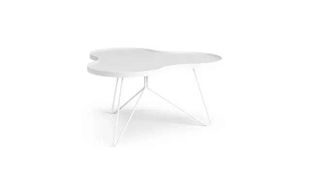 Swedese Flower Mono Table 84x90 Cm H45 Cm Ash White Glazed