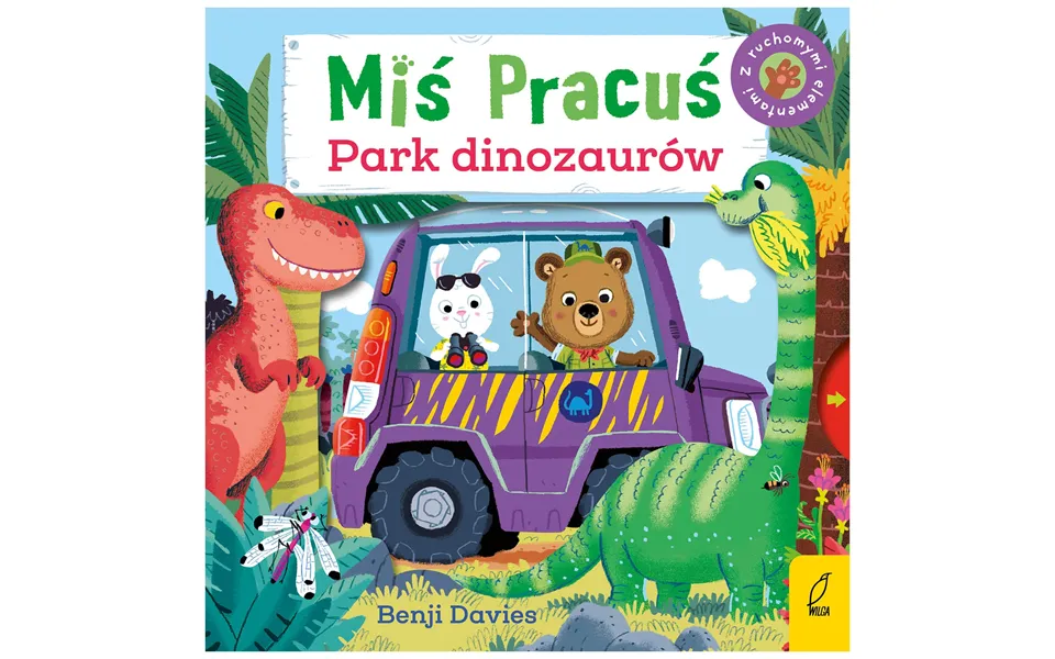 Teddy Bear Dinosaur Park - Children's Book With Moving Parts
