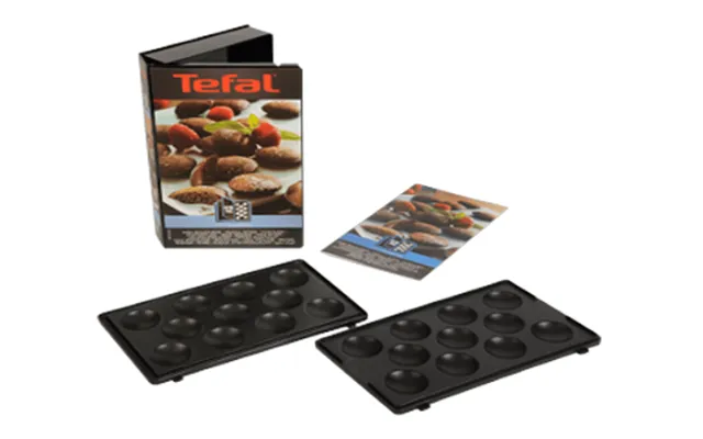 Tefal Snack Collection Cookie Plates For Sandwich Grill Black