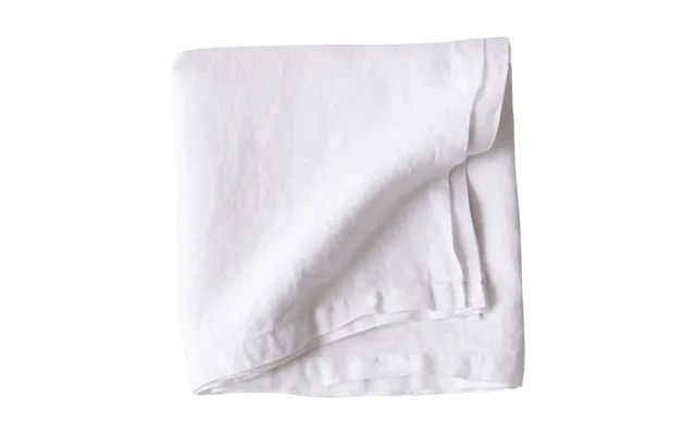 Tell Me More Tablecloth Linen 175x175 Cm Bleached White