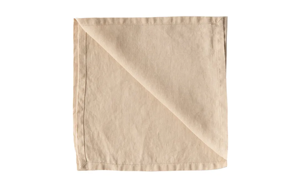 Tell Me More Washed Linen Napkin Sand