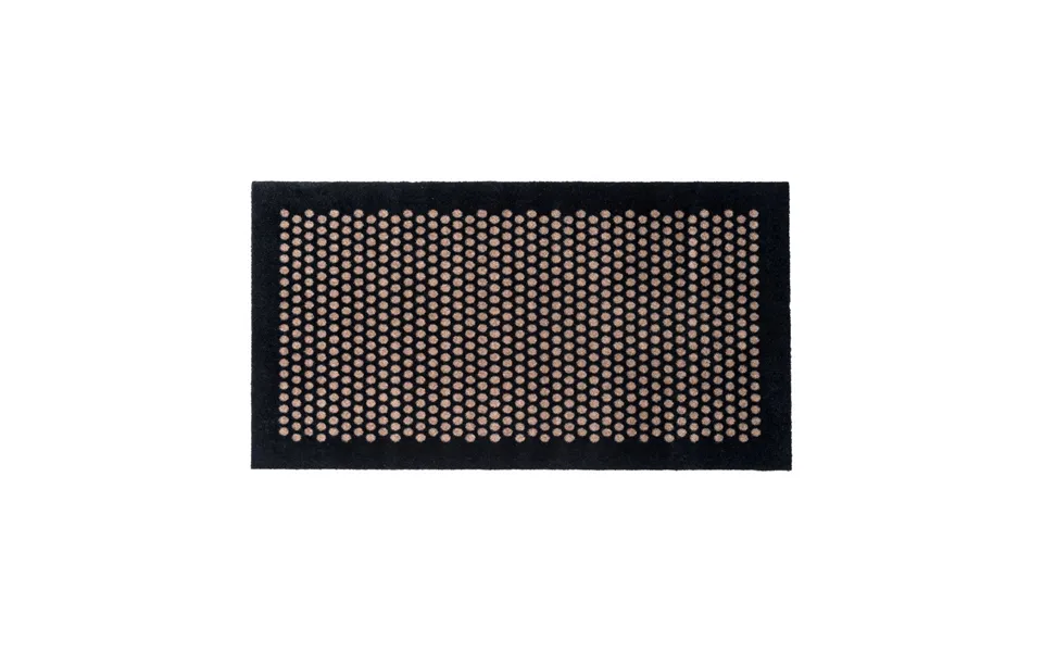 Tica Copenhagen Dot Hallway Rug Black-sand. 67x120 Cm