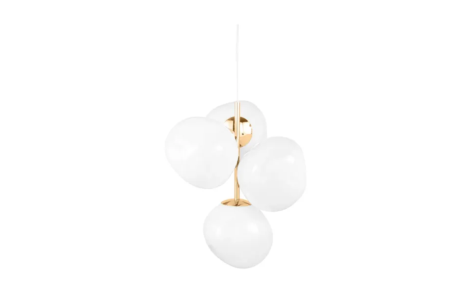 Tom Dixon Melt Chandelier Mini Led 63,4 Cm Opal-gold
