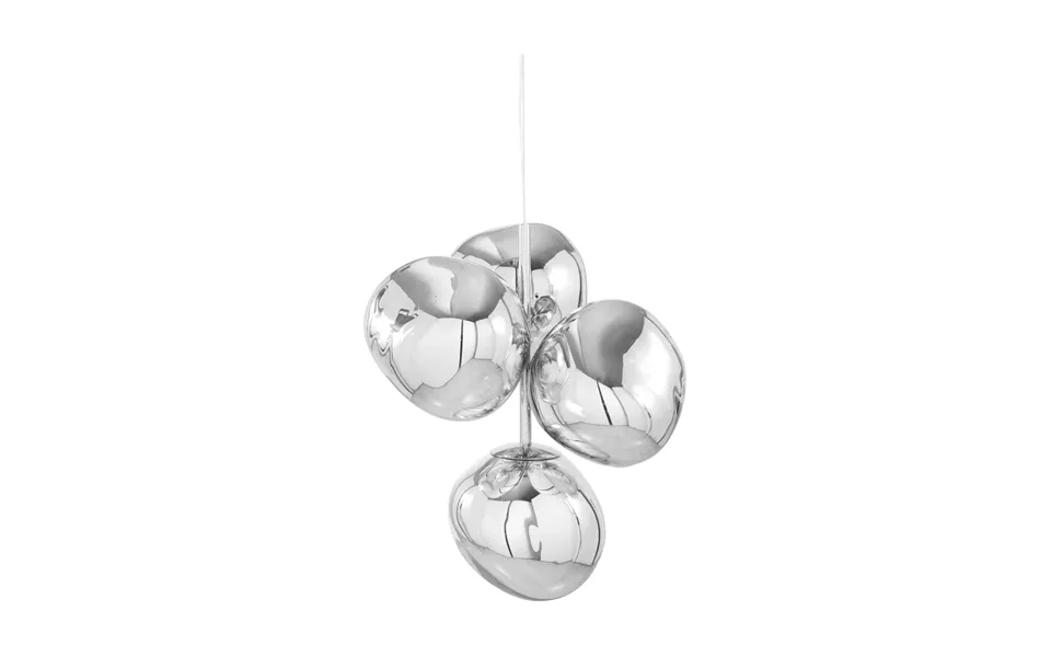 Tom Dixon Melt Chandelier Mini Led 63,4 Cm Silver